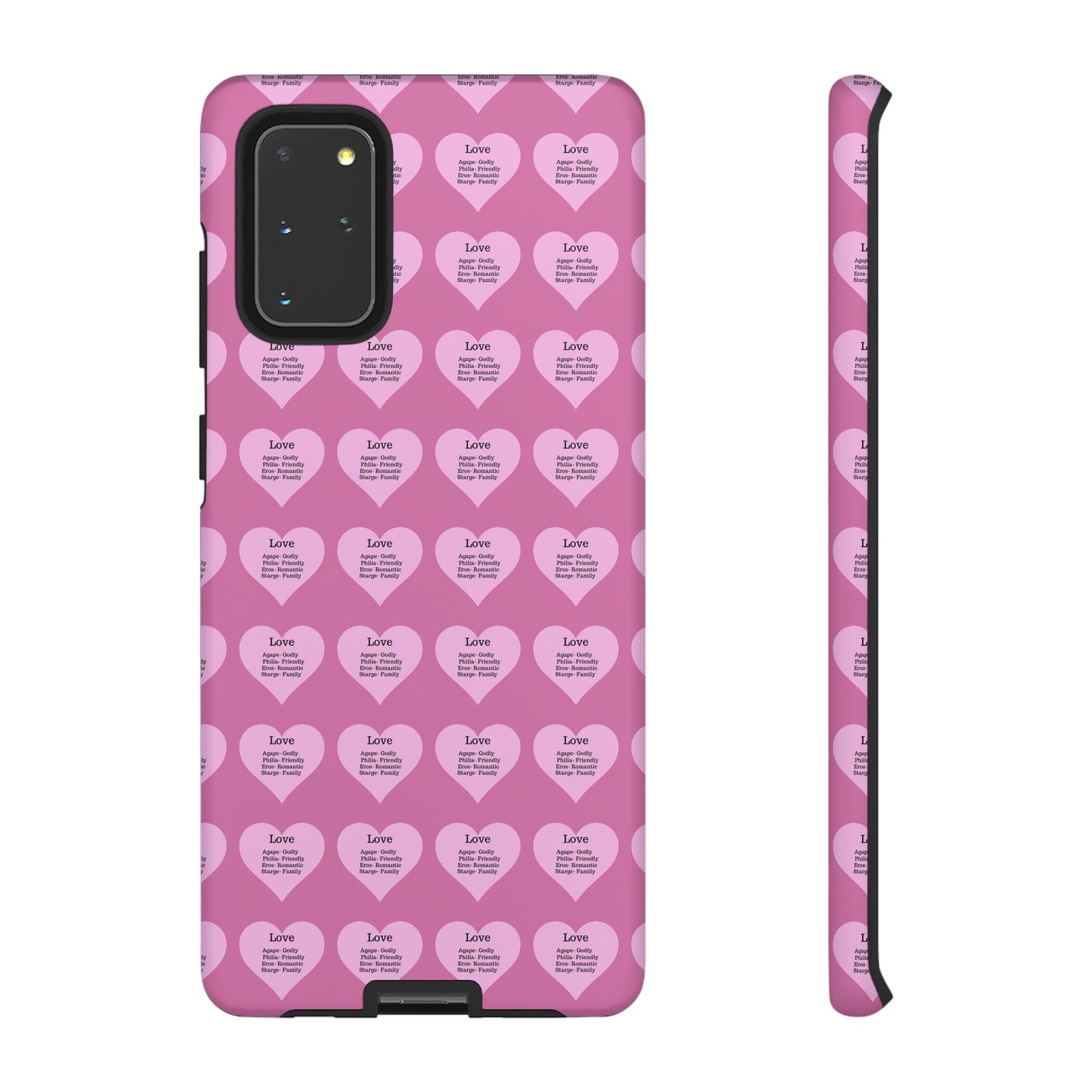 Hearts-A-Flutter Phone Case (Samsung)(Light pink)