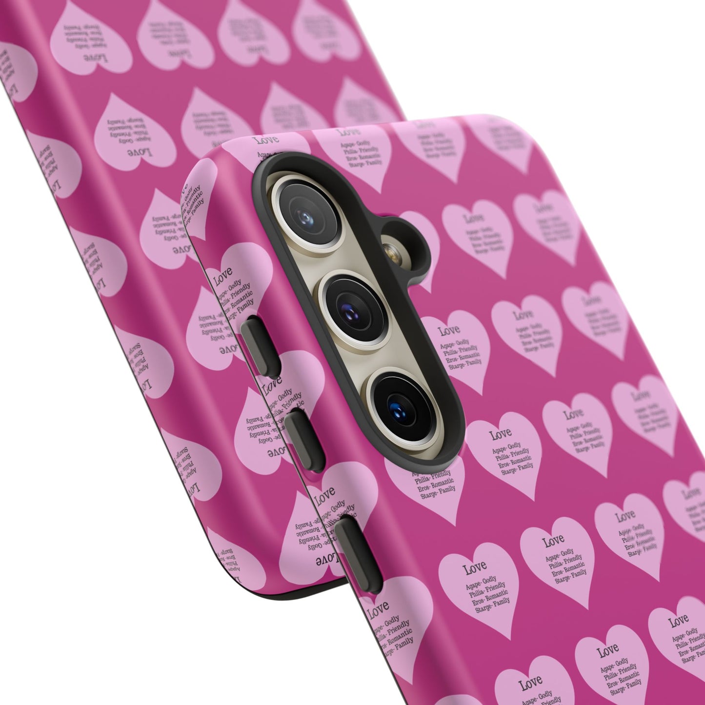 Hearts-A-Flutter Phone Case (Samsung)(Pink)