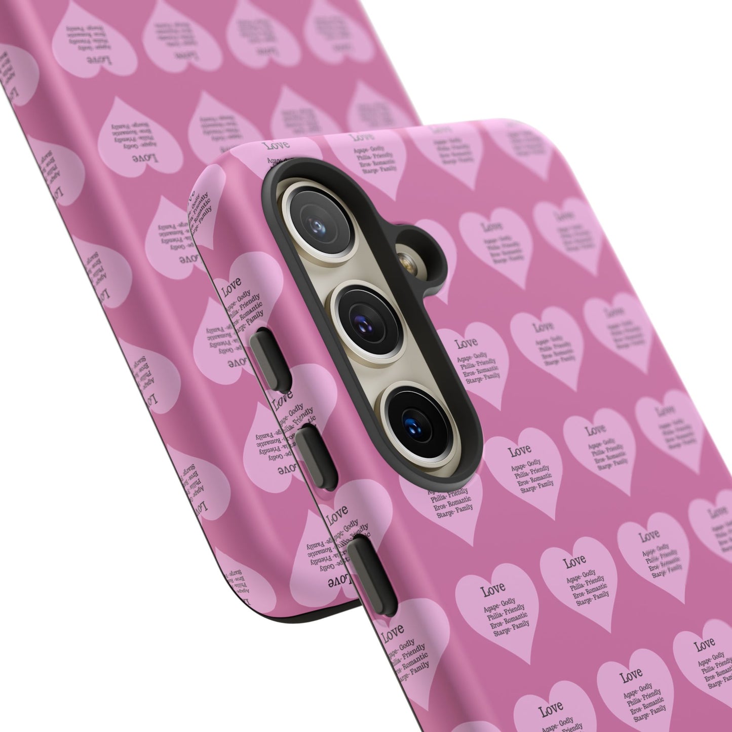 Hearts-A-Flutter Phone Case (Samsung)(Light pink)