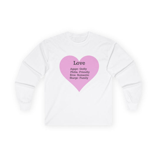 Love Types Unisex Ultra Cotton Long Sleeve Tee