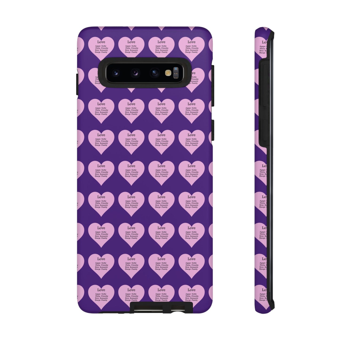 Hearts-A-Flutter Phone Case (Samsung)(Purple)