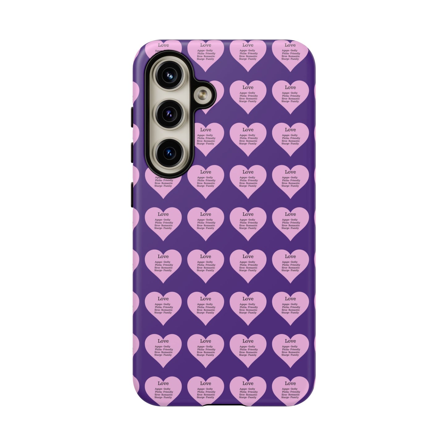 Hearts-A-Flutter Phone Case (Samsung)(Purple)
