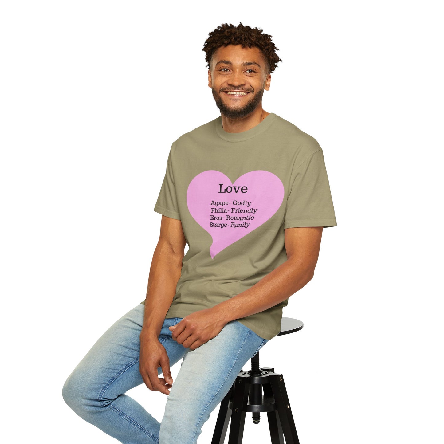 Love-Infused Unisex T-shirt: A Heartfelt Graphic Tee for All Occasions