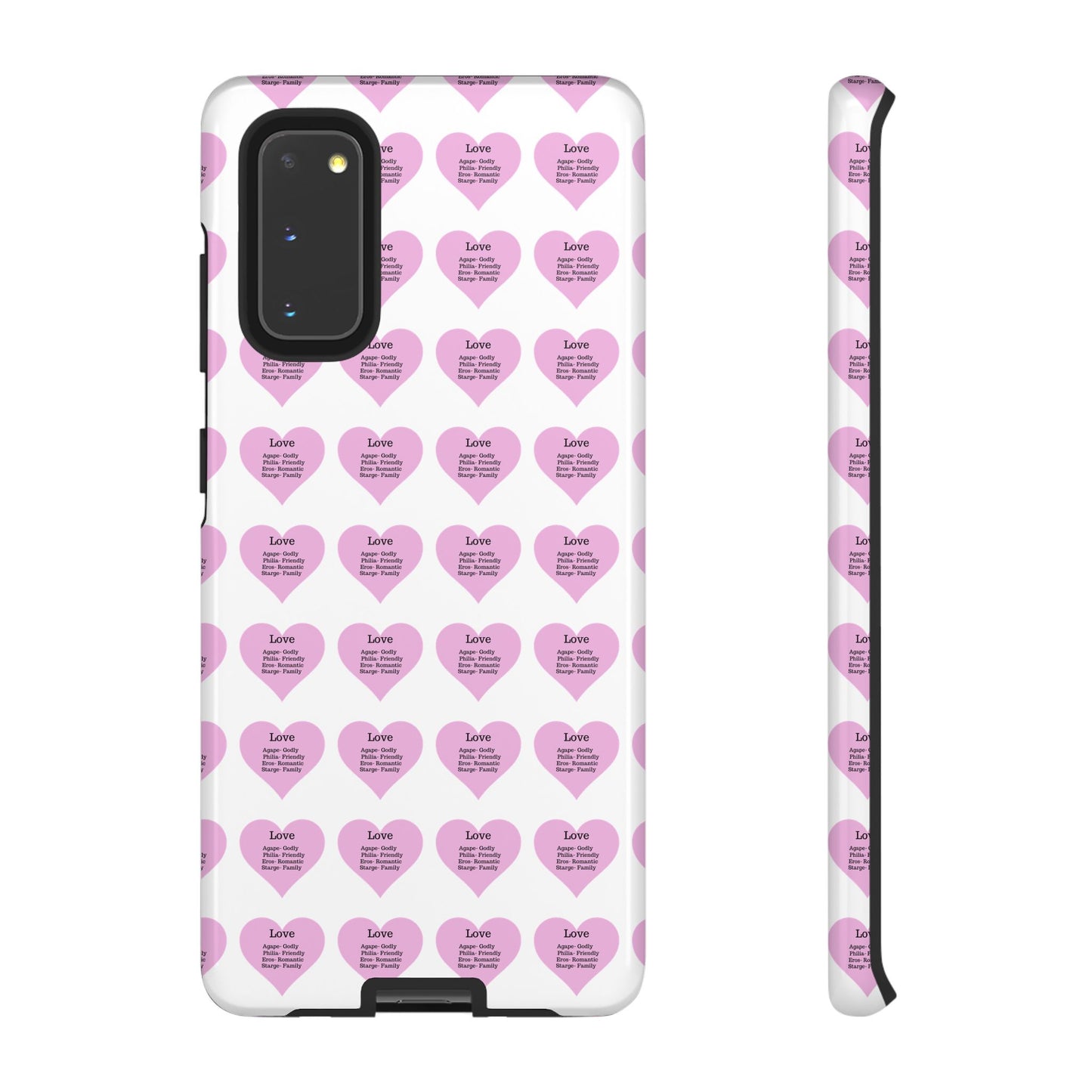 Hearts-A-Flutter Phone Case (Samsung)(White)