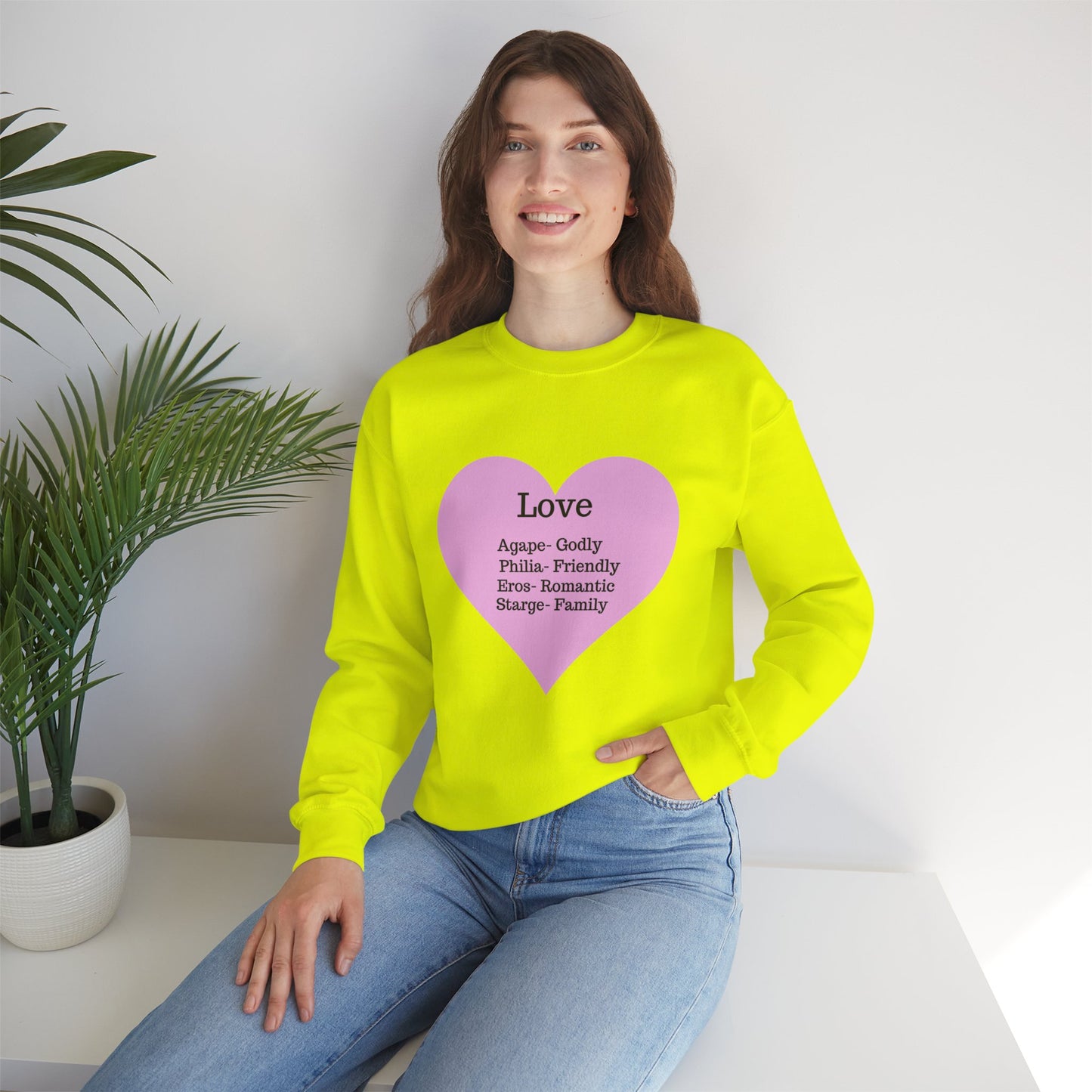 Types of Love Heart Unisex Sweatshirt