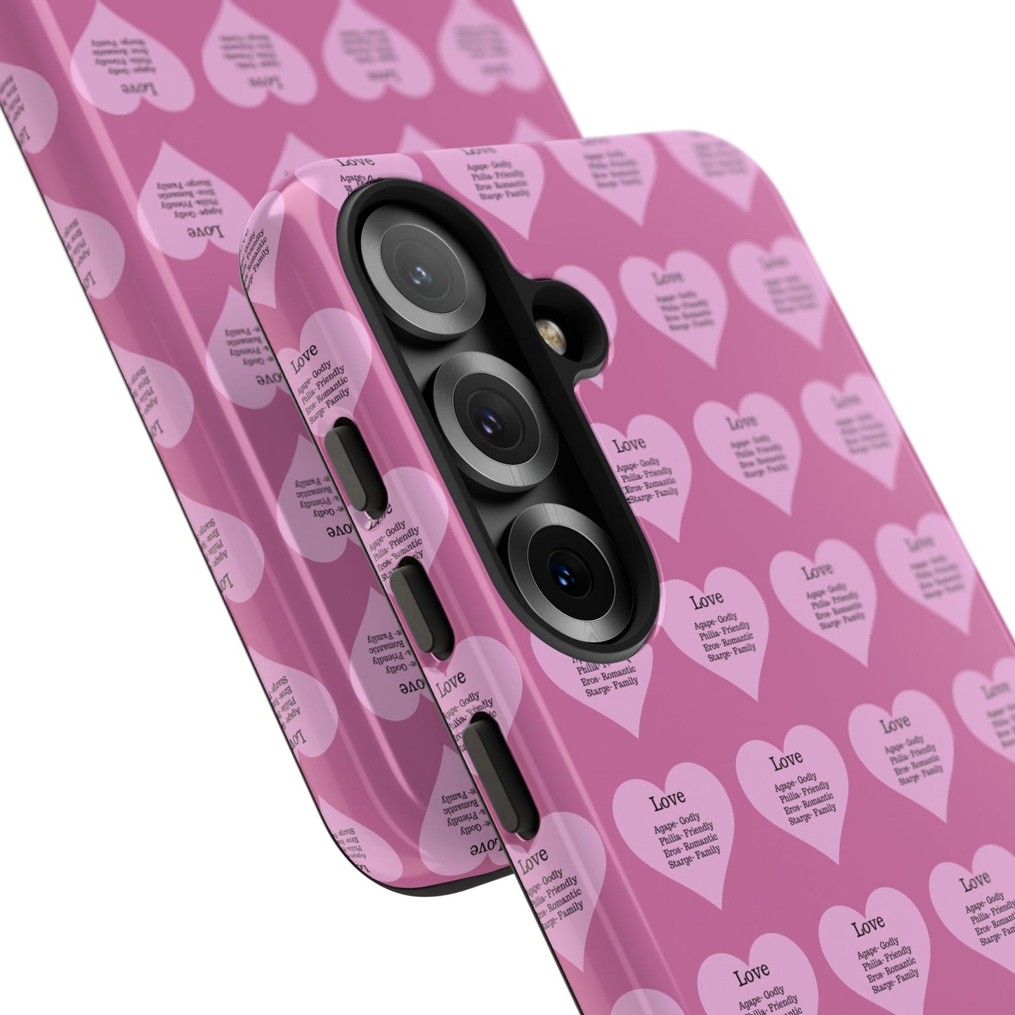 Hearts-A-Flutter Phone Case (Samsung)(Light pink)