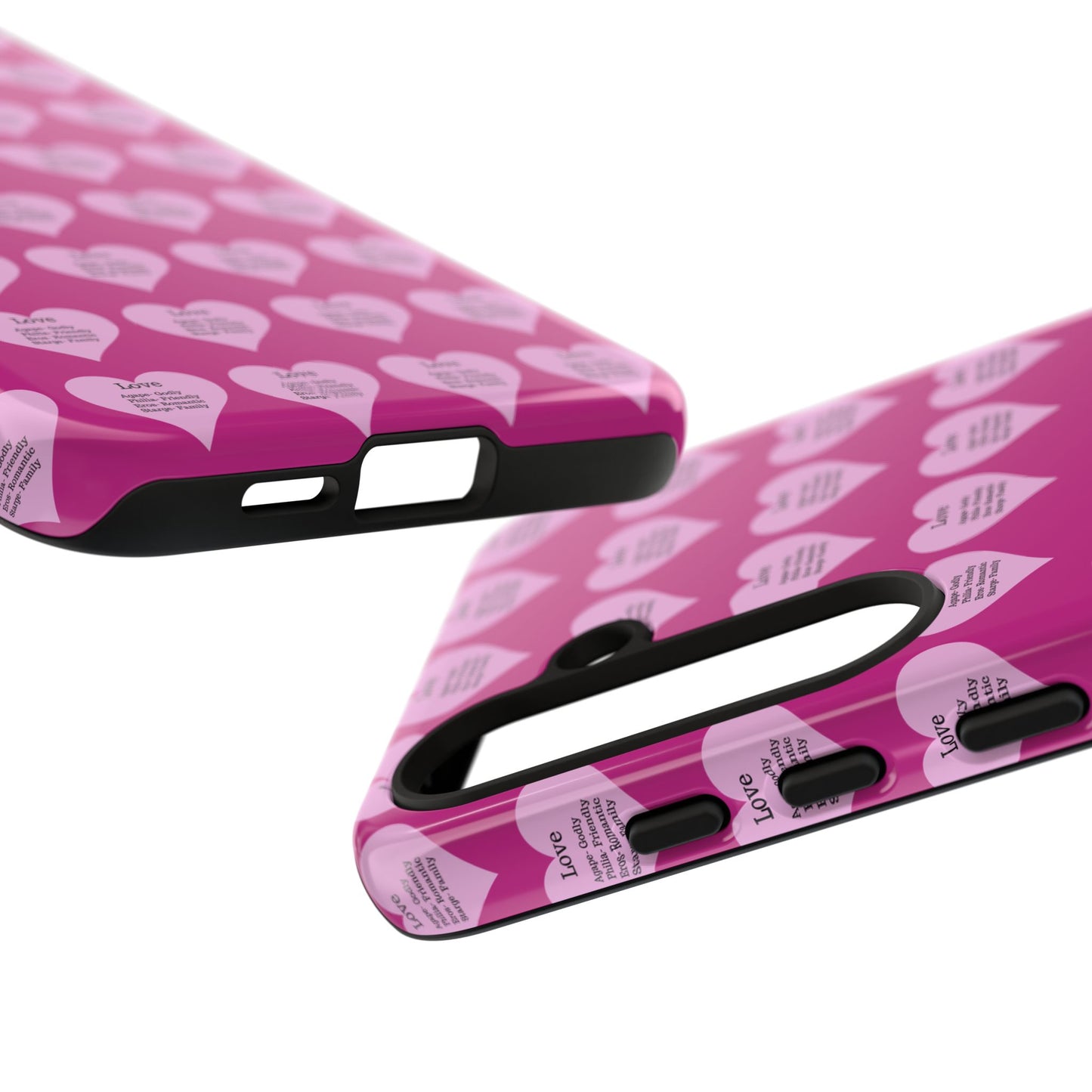 Hearts-A-Flutter Phone Case (Samsung)(Pink)
