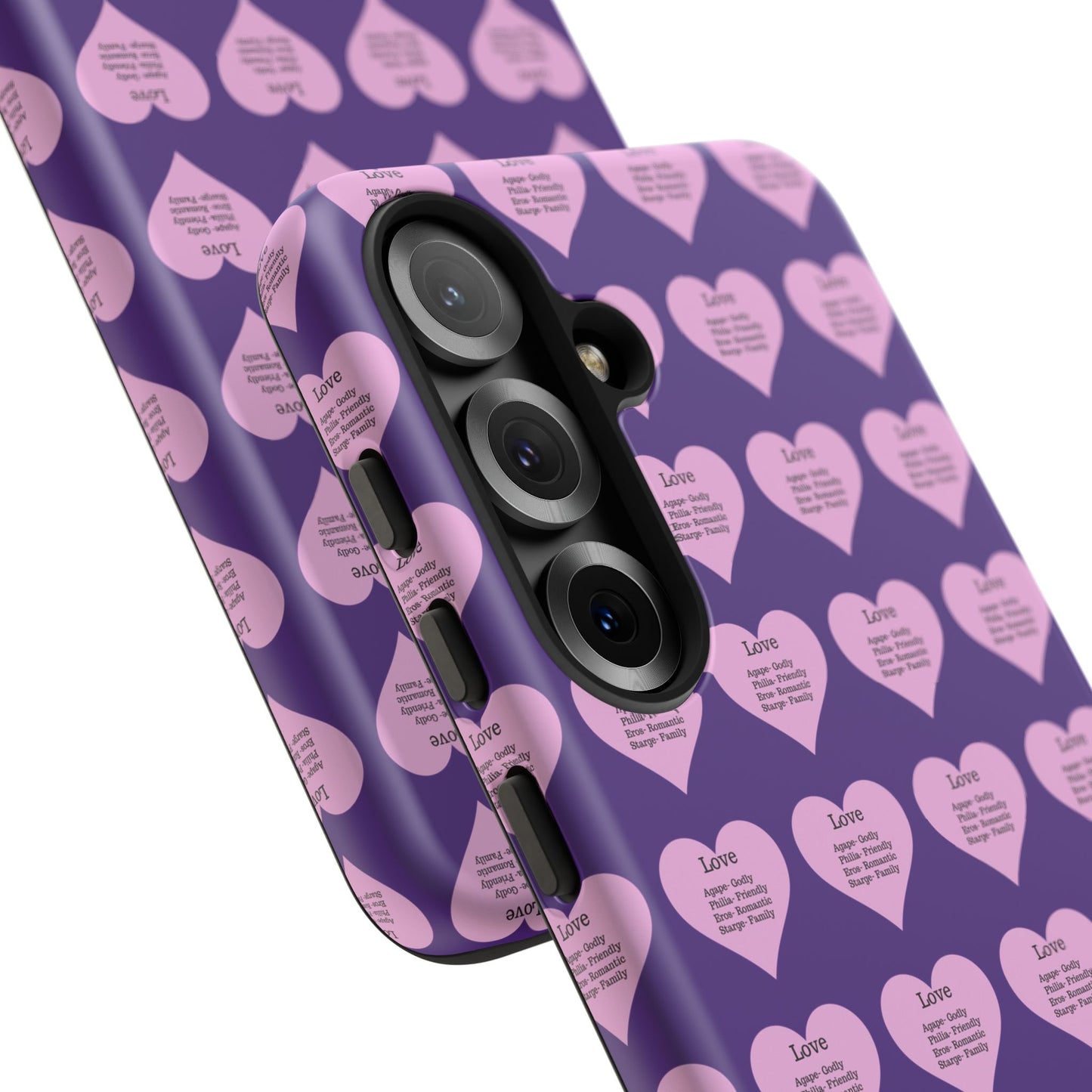 Hearts-A-Flutter Phone Case (Samsung)(Purple)