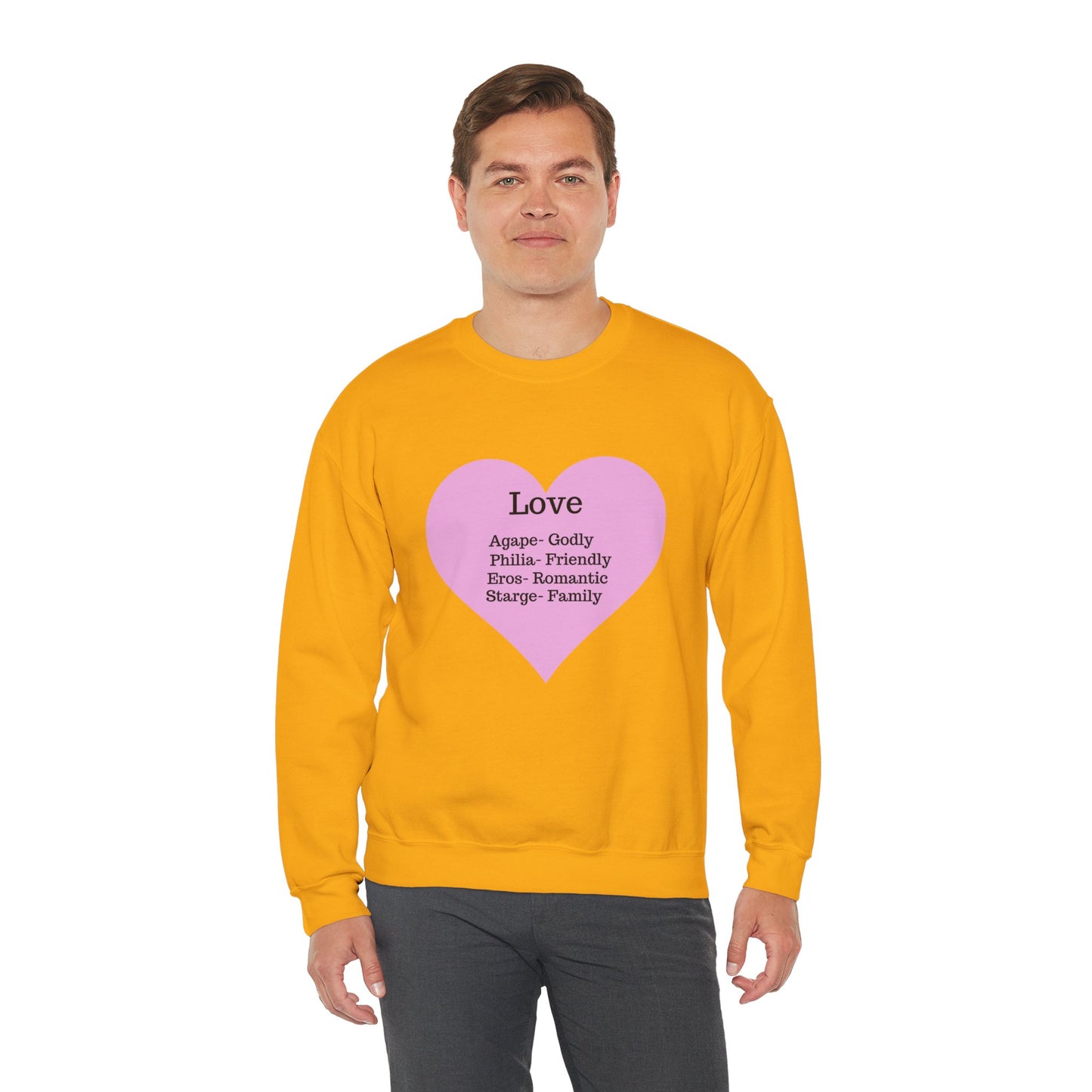 Types of Love Heart Unisex Sweatshirt