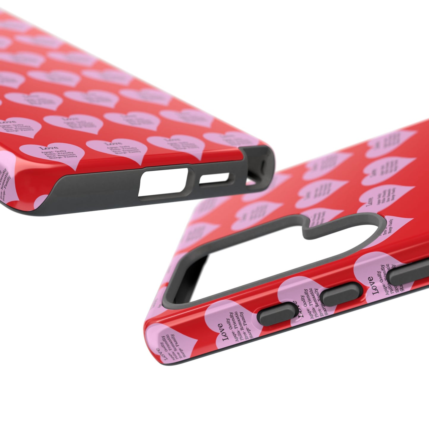 Hearts-A-Flutter Phone Case (Samsung)(Red)