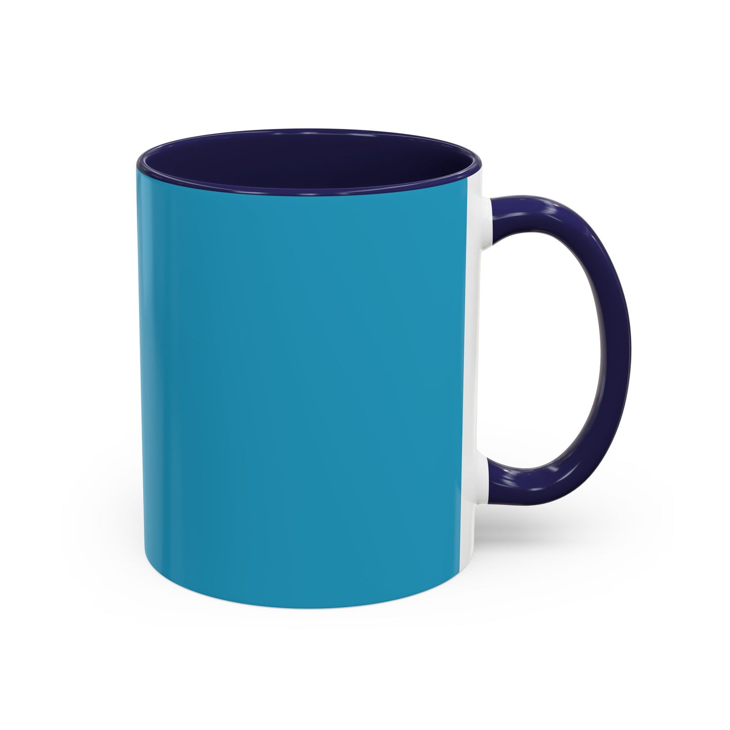 Charming Heart Accent Coffee Mug (Turquoise)