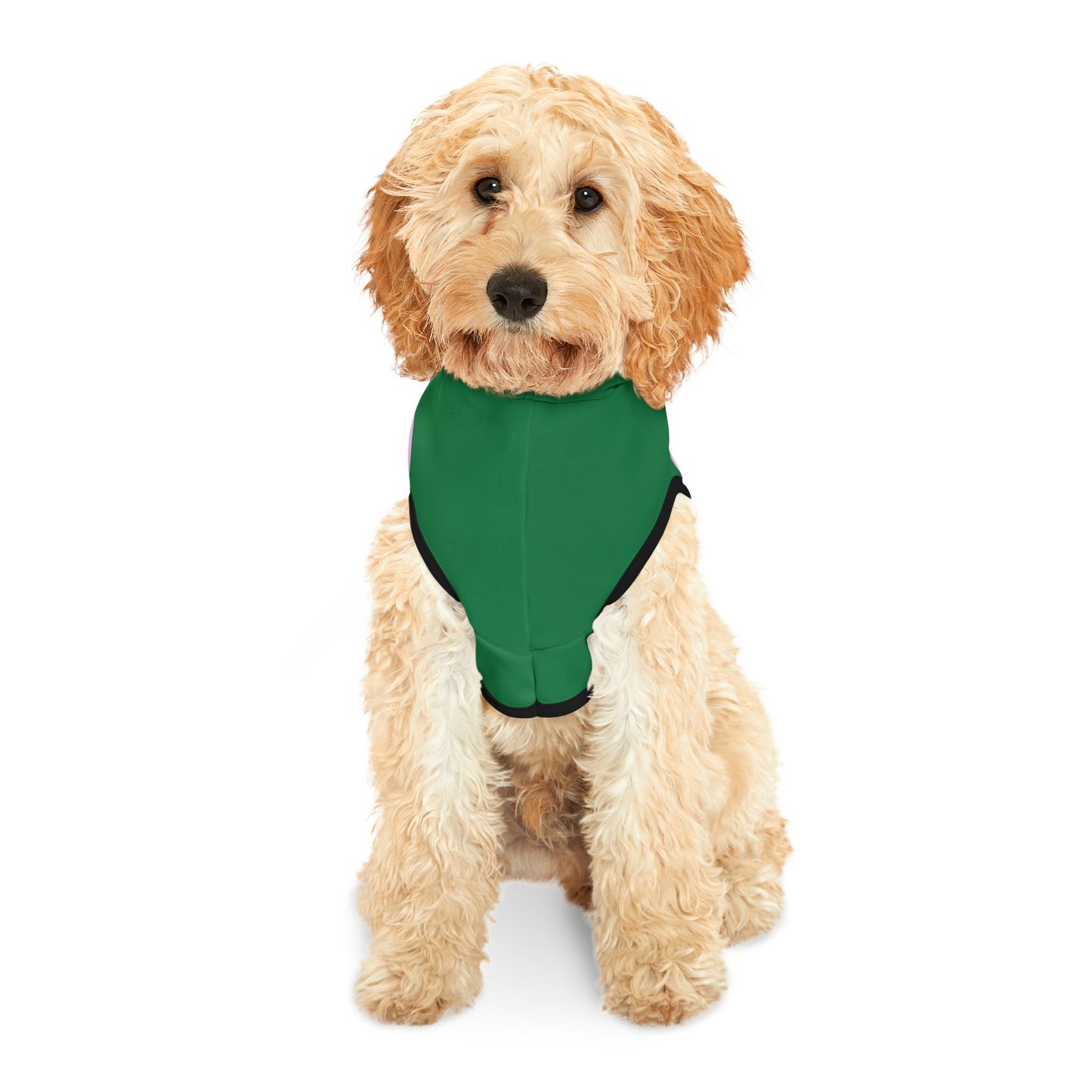 Charming Heart Pet Hoodie (Dark green)
