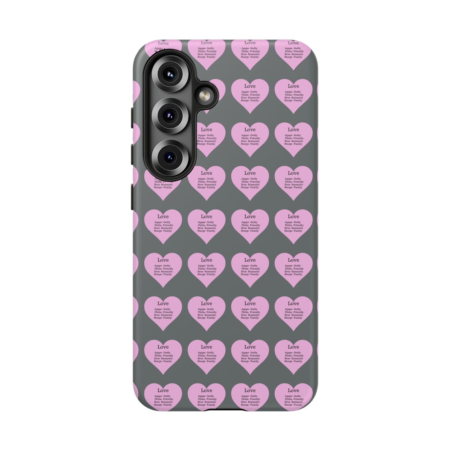 Hearts-A-Flutter Phone Case (Samsung)(Dark grey)