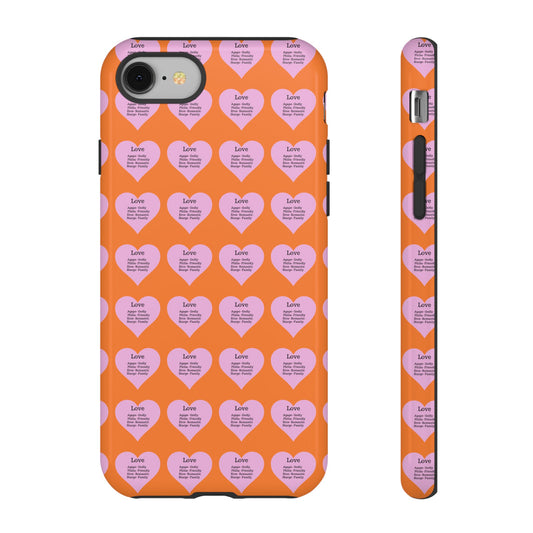 Hearts-A-Flutter Phone Case (iPhone, Google Pixel)(Crusta)