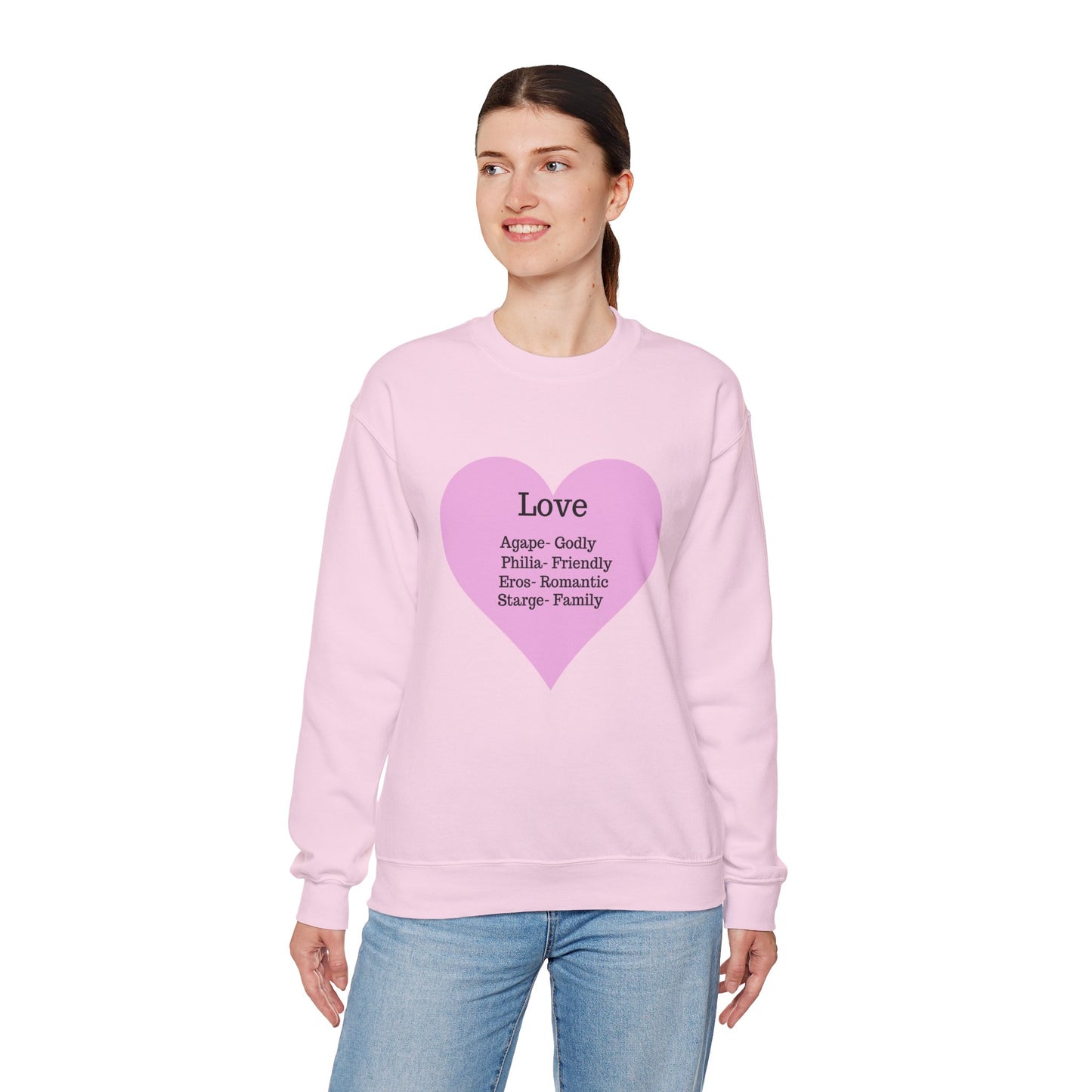 Types of Love Heart Unisex Sweatshirt