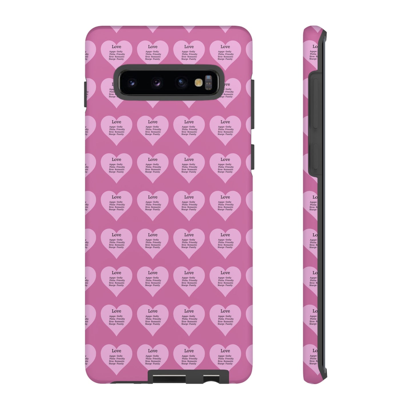 Hearts-A-Flutter Phone Case (Samsung)(Light pink)