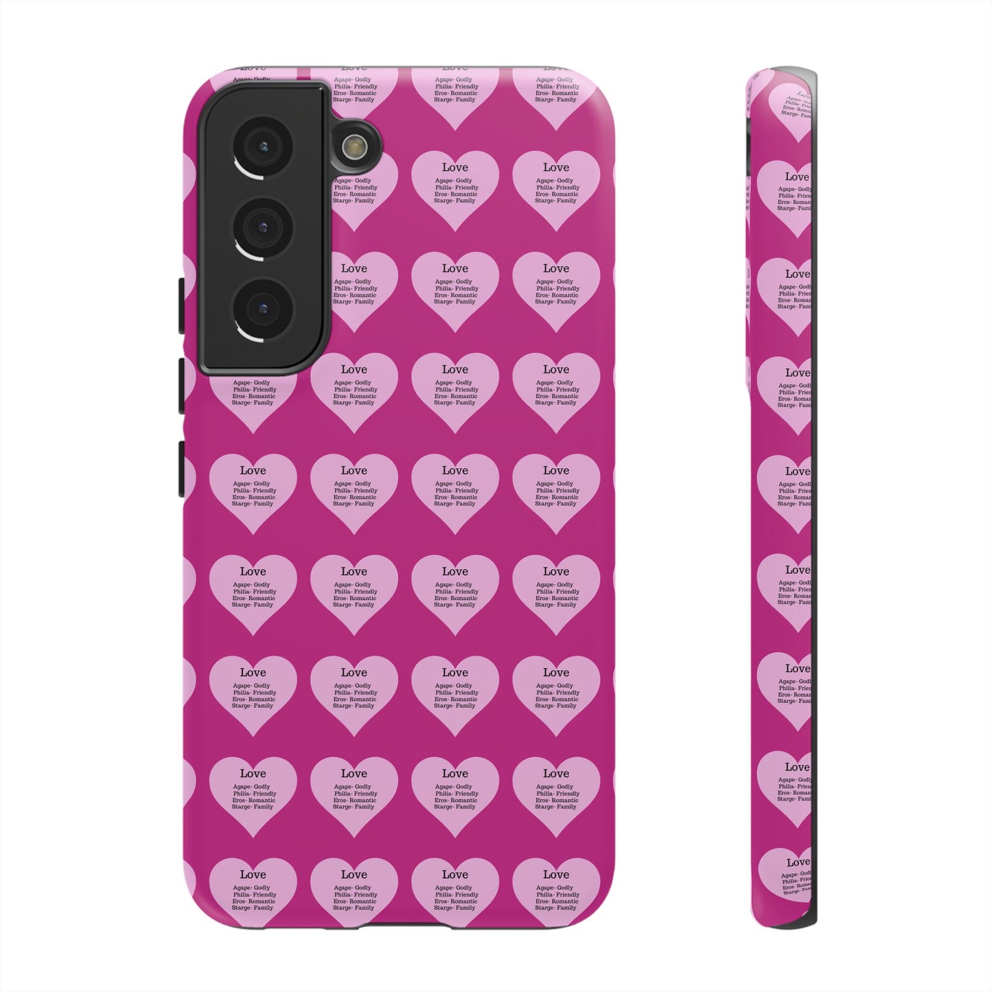 Hearts-A-Flutter Phone Case (Samsung)(Pink)