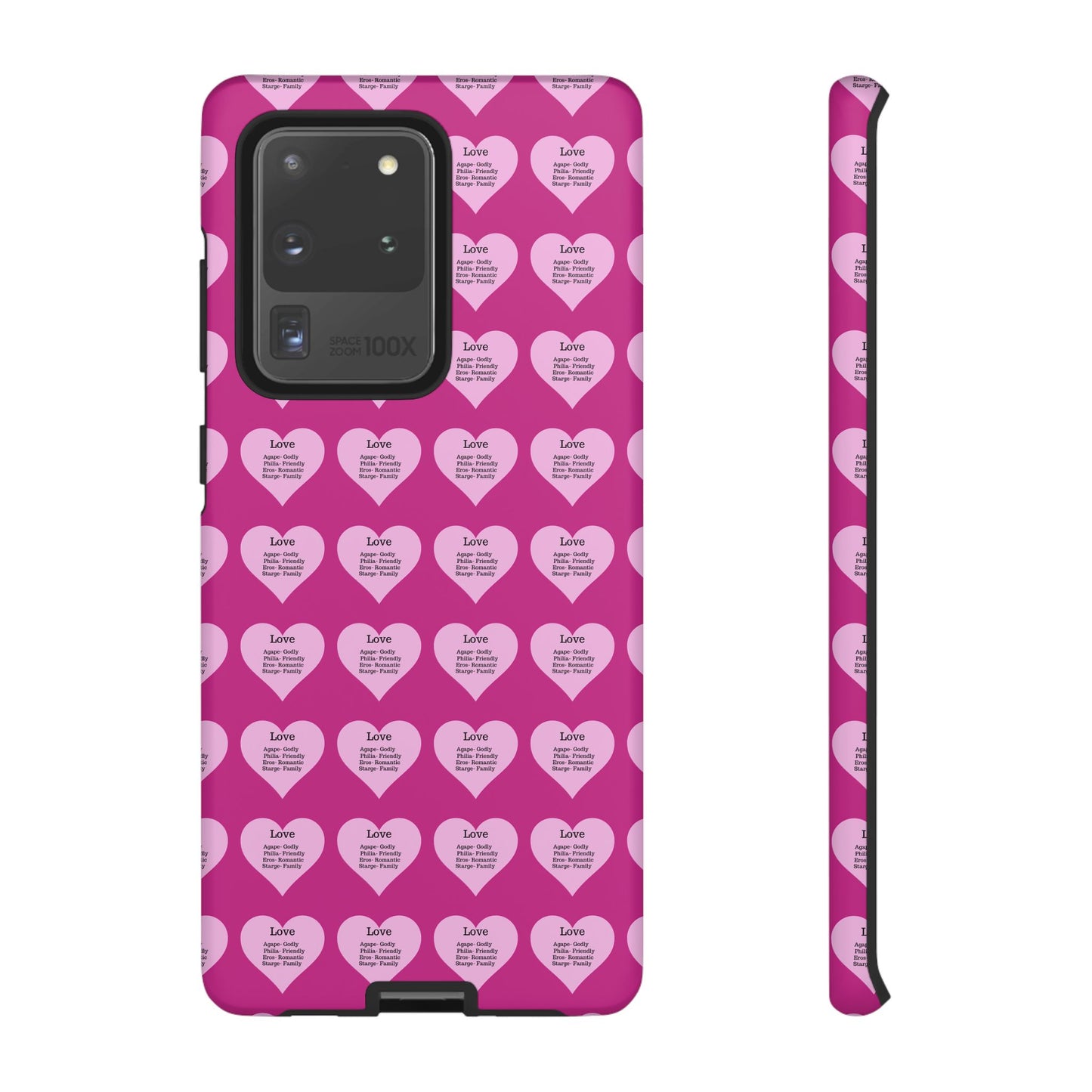 Hearts-A-Flutter Phone Case (Samsung)(Pink)