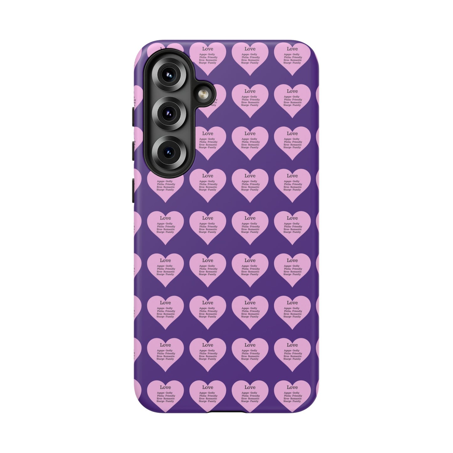 Hearts-A-Flutter Phone Case (Samsung)(Purple)
