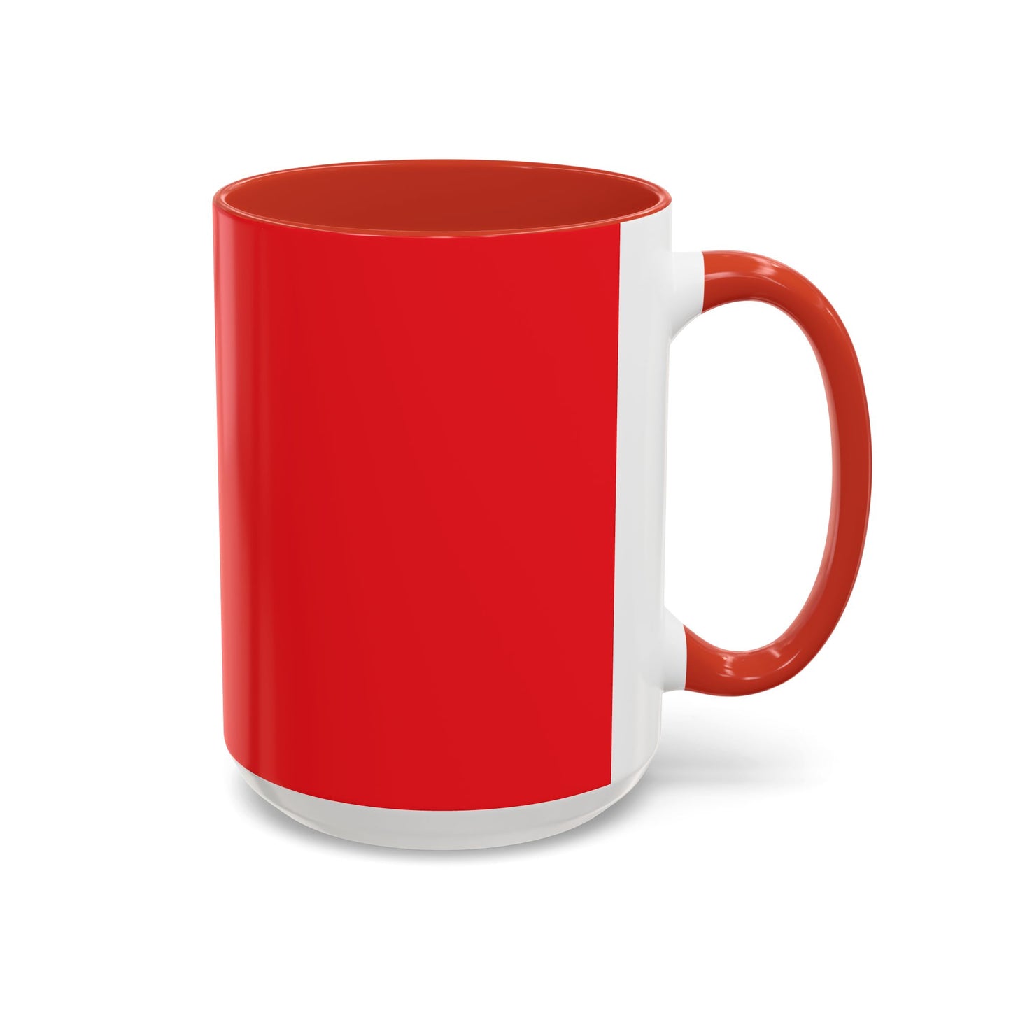 Charming Heart Accent Coffee Mug (Red)
