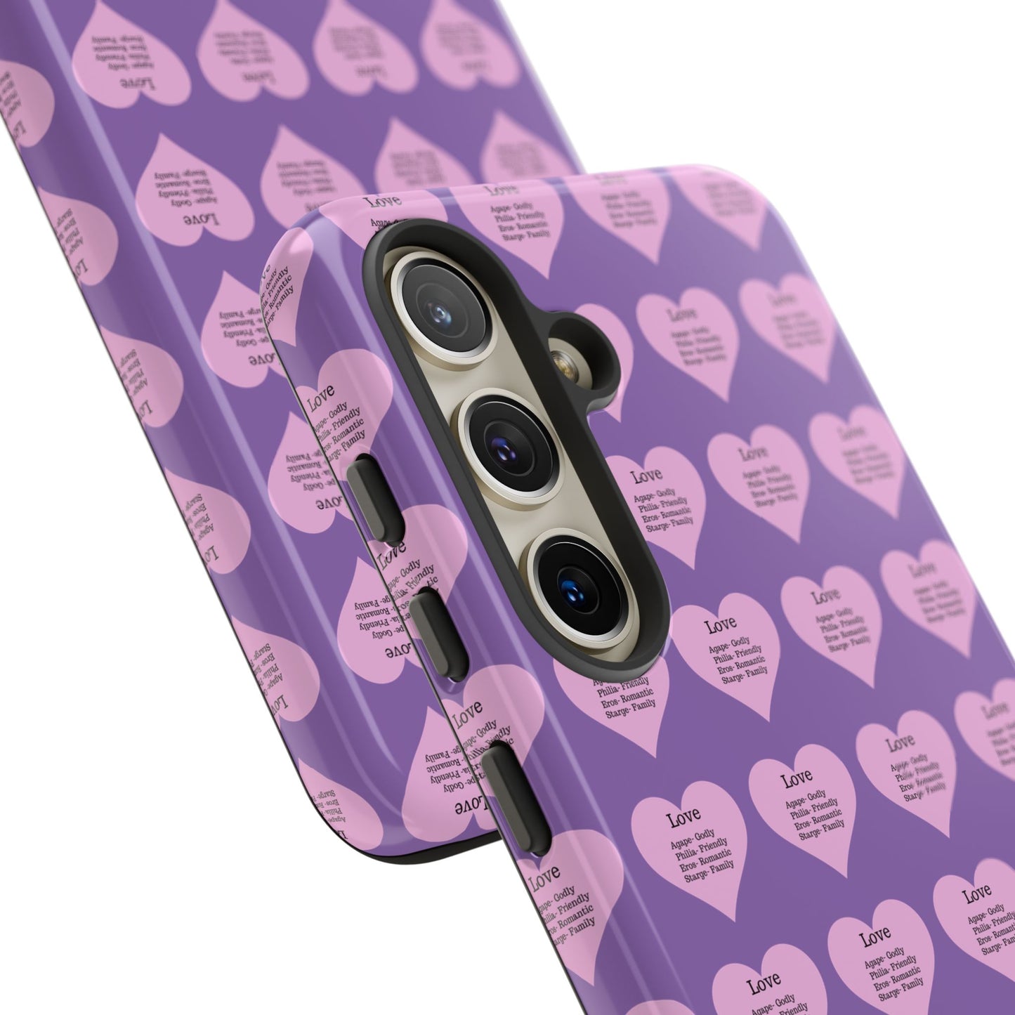 Hearts-A-Flutter Phone Case (Samsung)(Light purple)