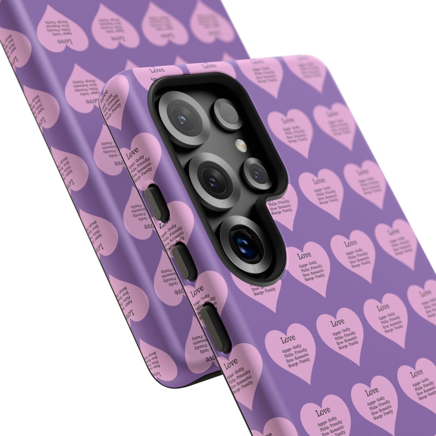 Hearts-A-Flutter Phone Case (Samsung)(Light purple)