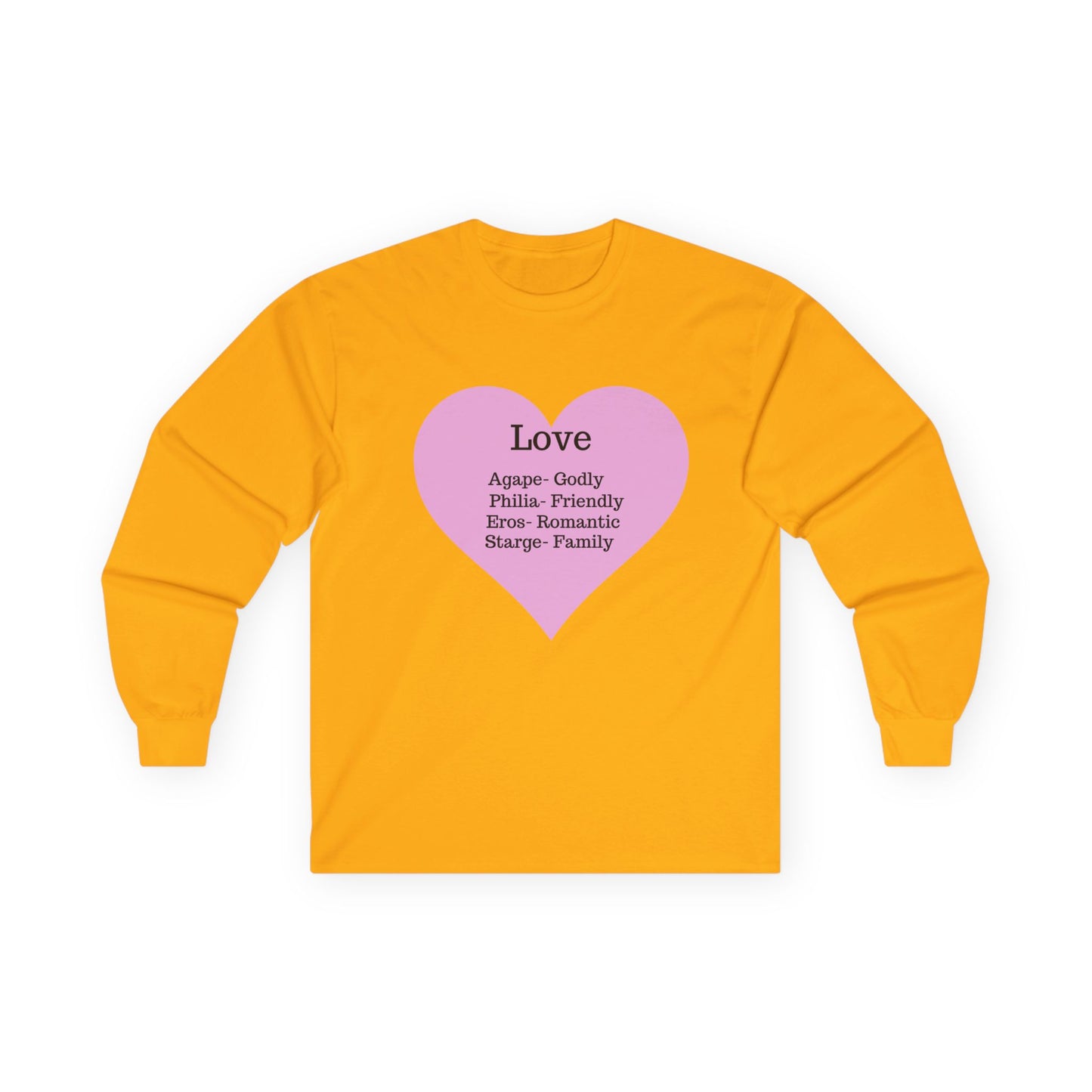 Love Types Unisex Ultra Cotton Long Sleeve Tee