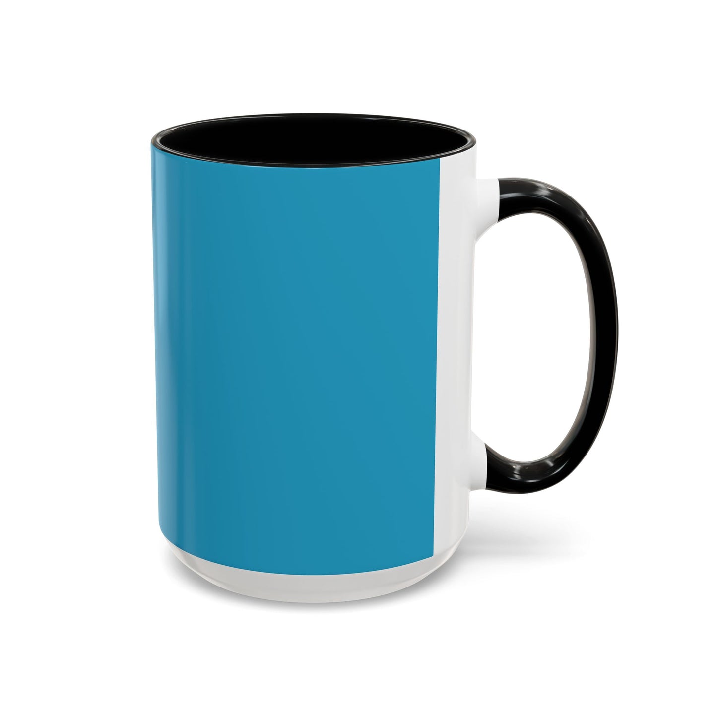 Charming Heart Accent Coffee Mug (Turquoise)