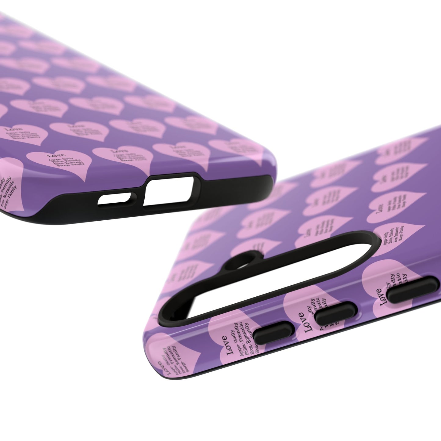 Hearts-A-Flutter Phone Case (Samsung)(Light purple)