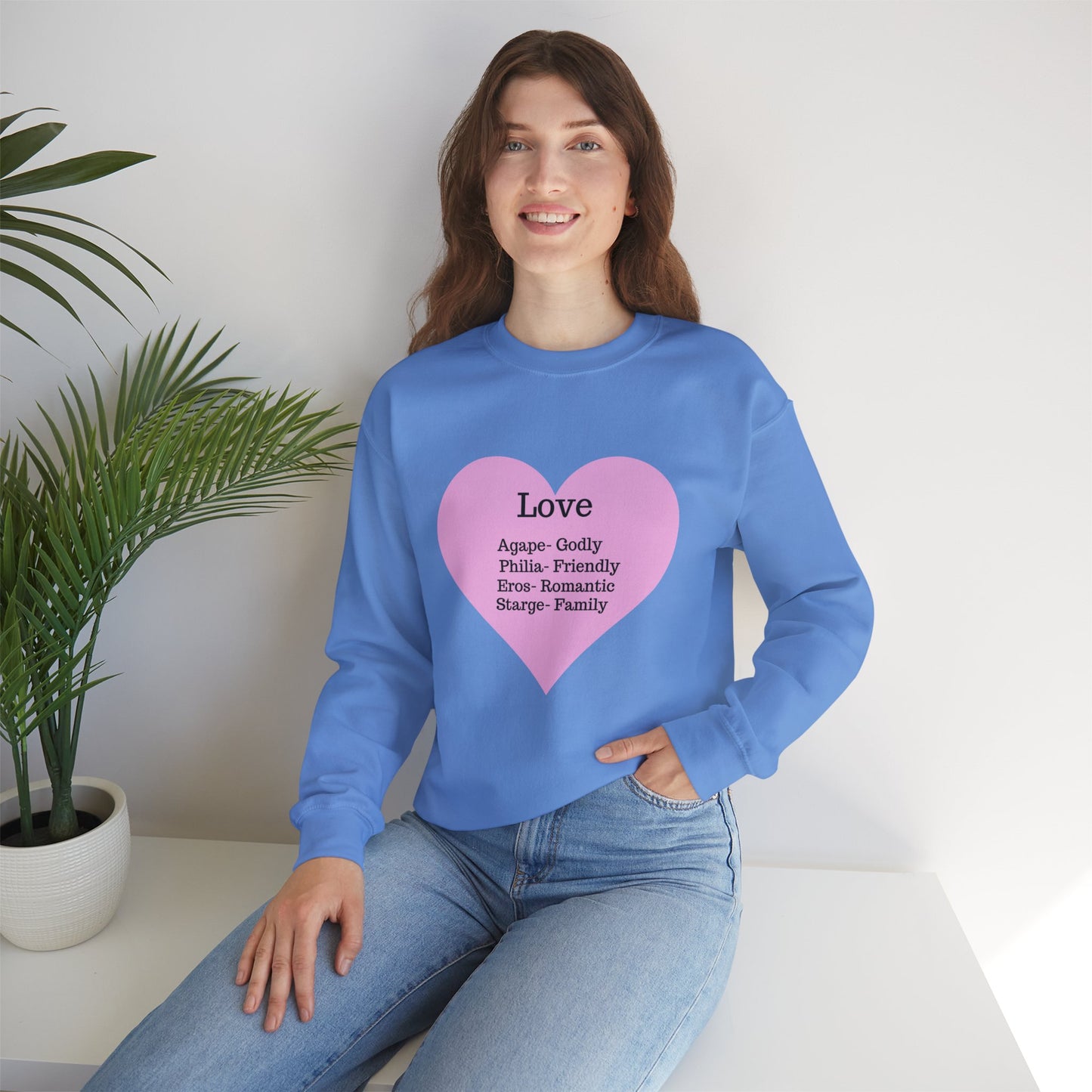 Types of Love Heart Unisex Sweatshirt