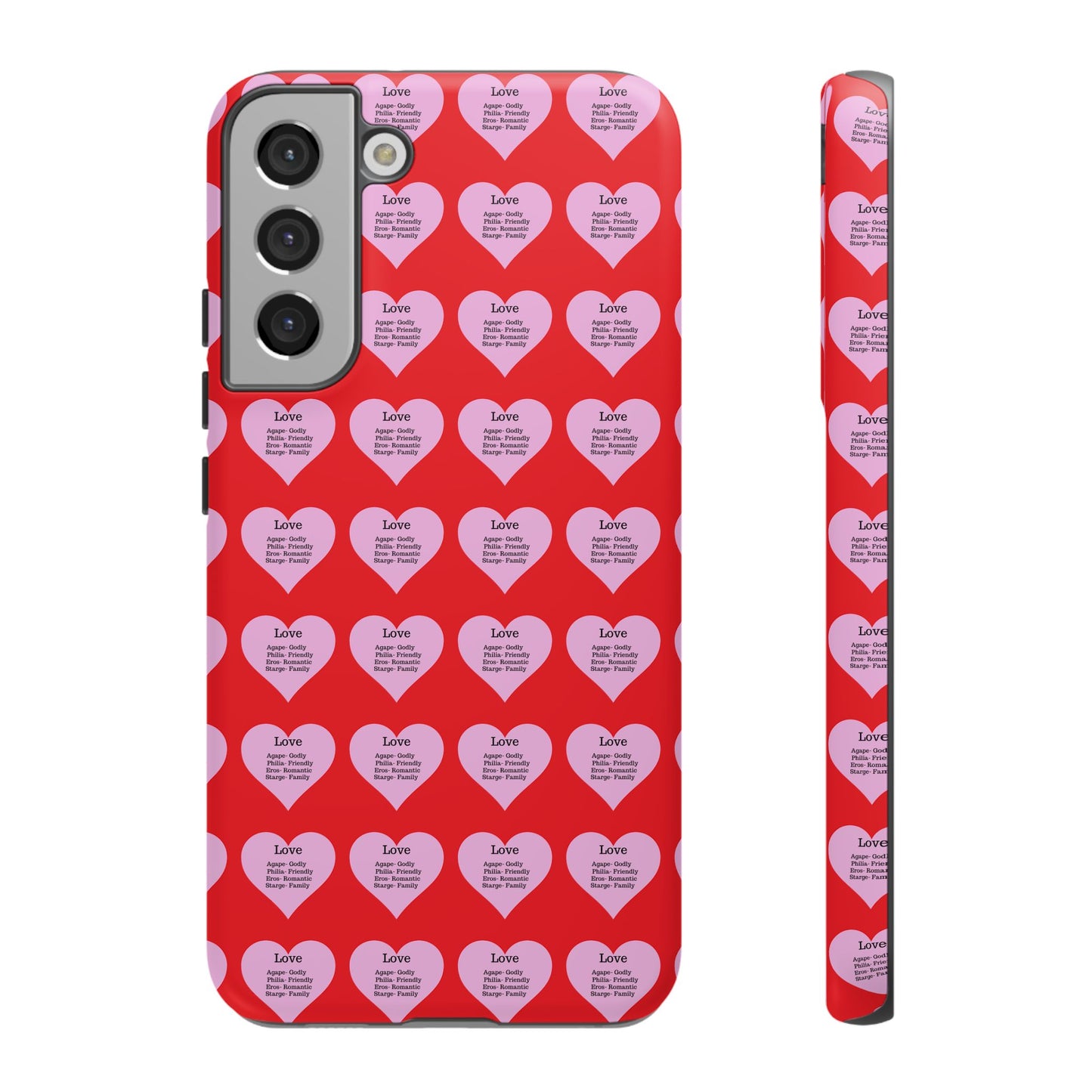 Hearts-A-Flutter Phone Case (Samsung)(Red)