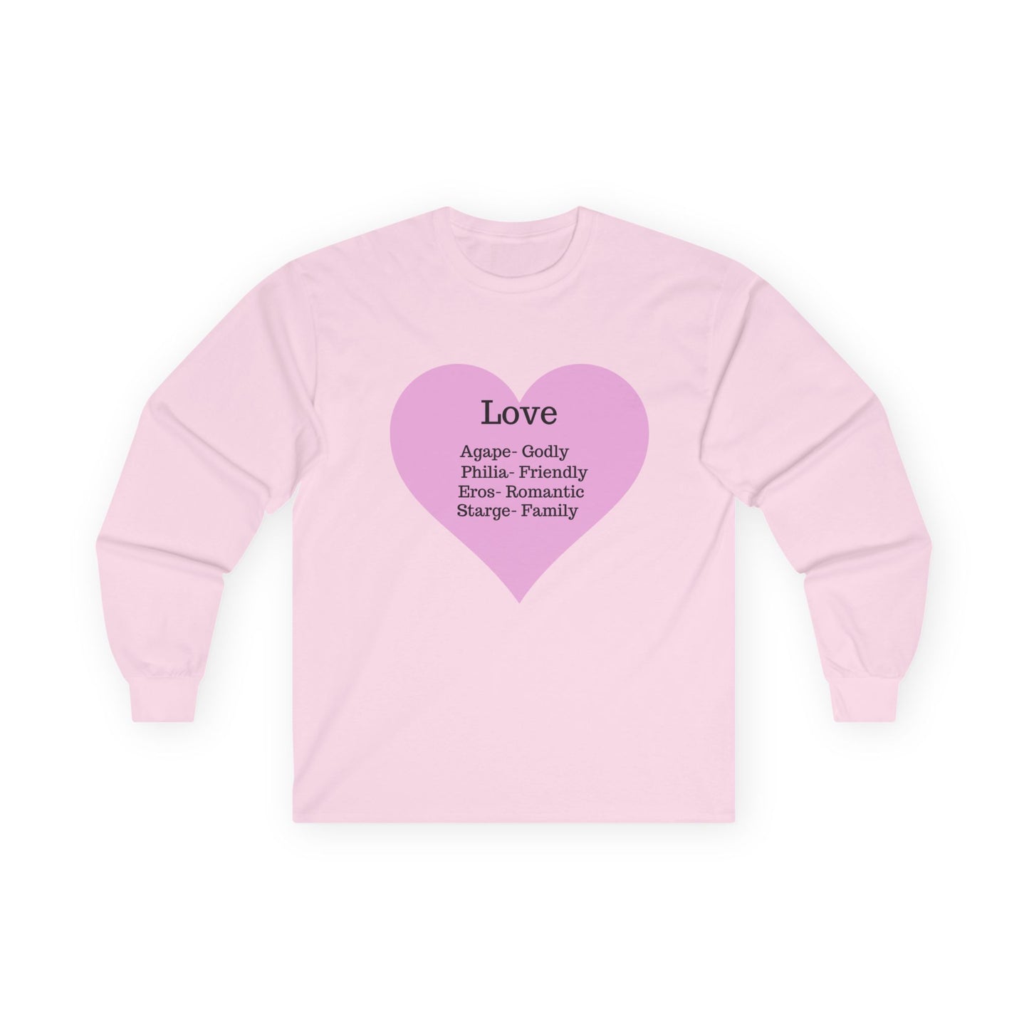 Love Types Unisex Ultra Cotton Long Sleeve Tee
