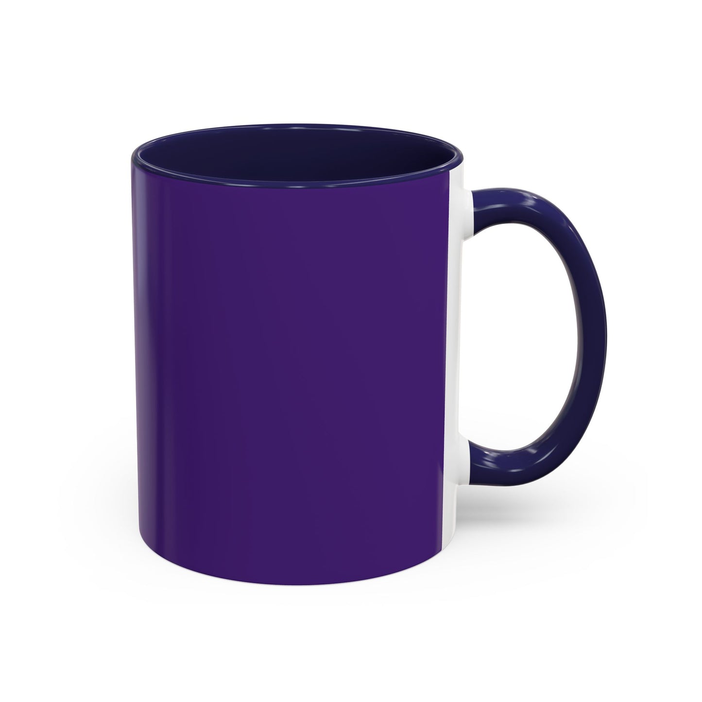 Charming Heart Accent Coffee Mug (Purple)