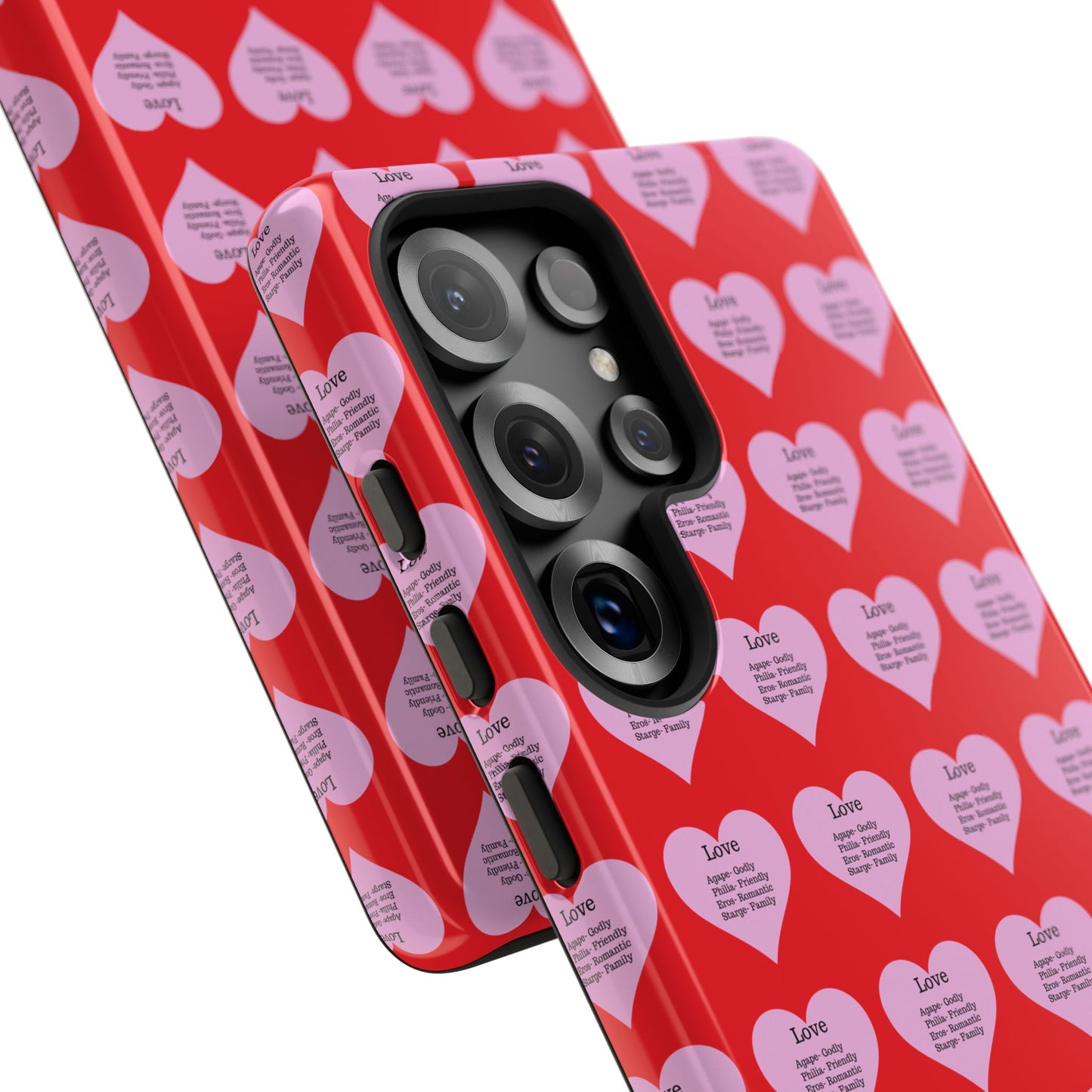 Hearts-A-Flutter Phone Case (Samsung)(Red)