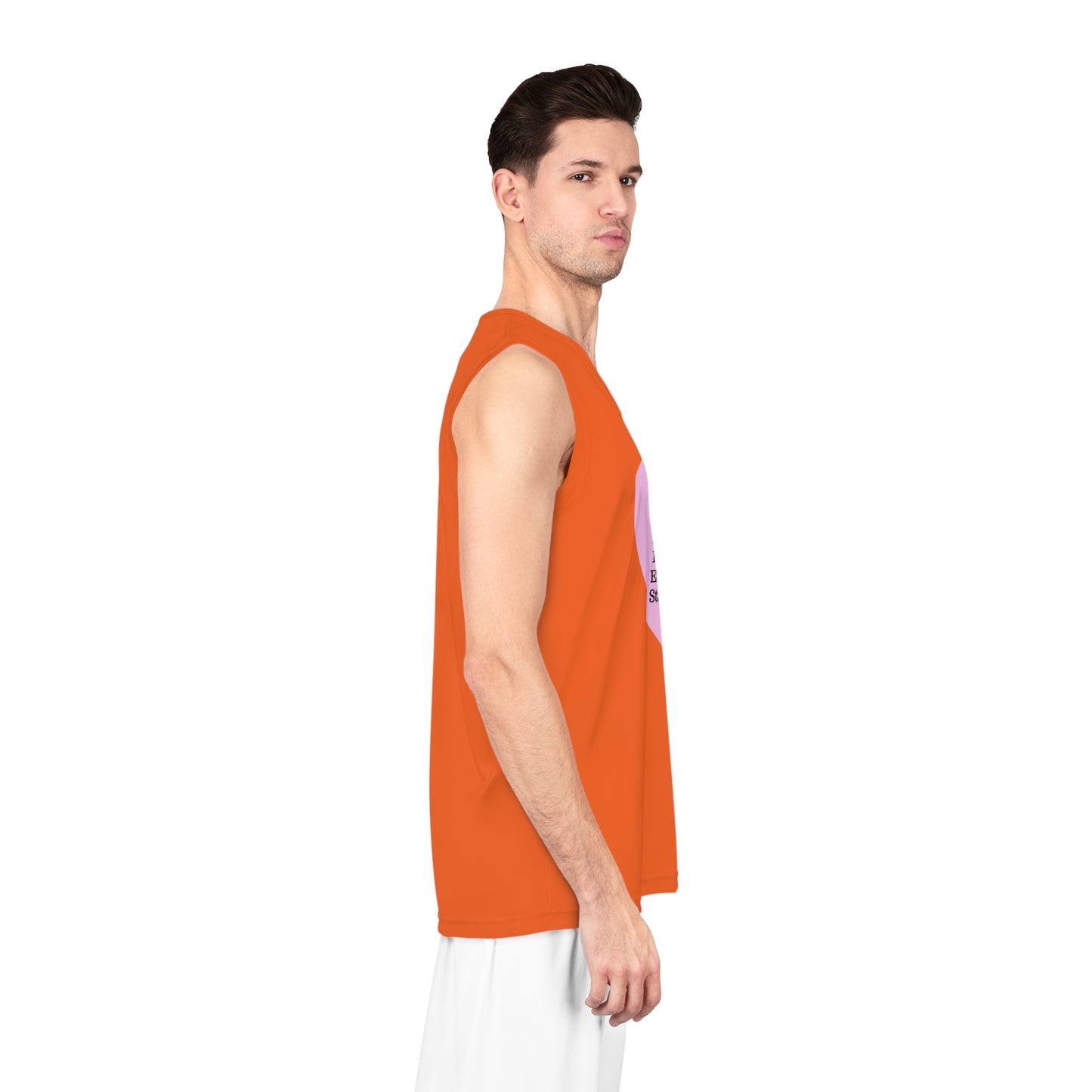 Love Heart Basketball Jersey (Orange)