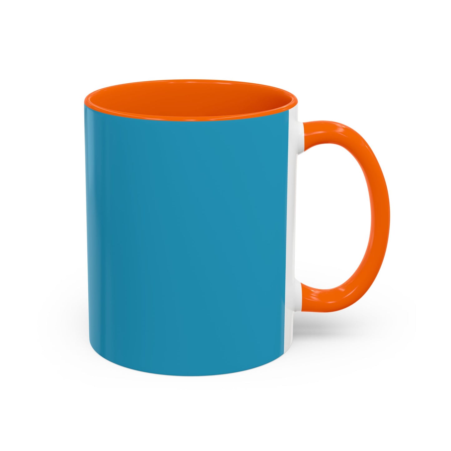 Charming Heart Accent Coffee Mug (Turquoise)