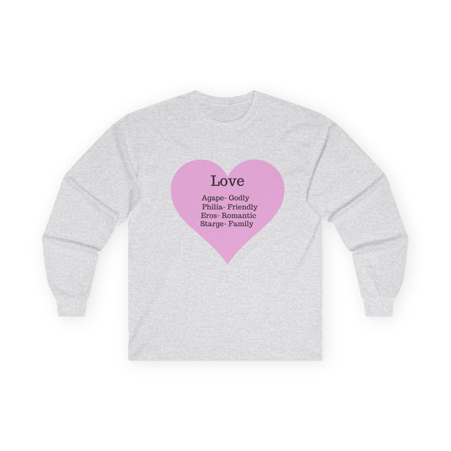 Love Types Unisex Ultra Cotton Long Sleeve Tee