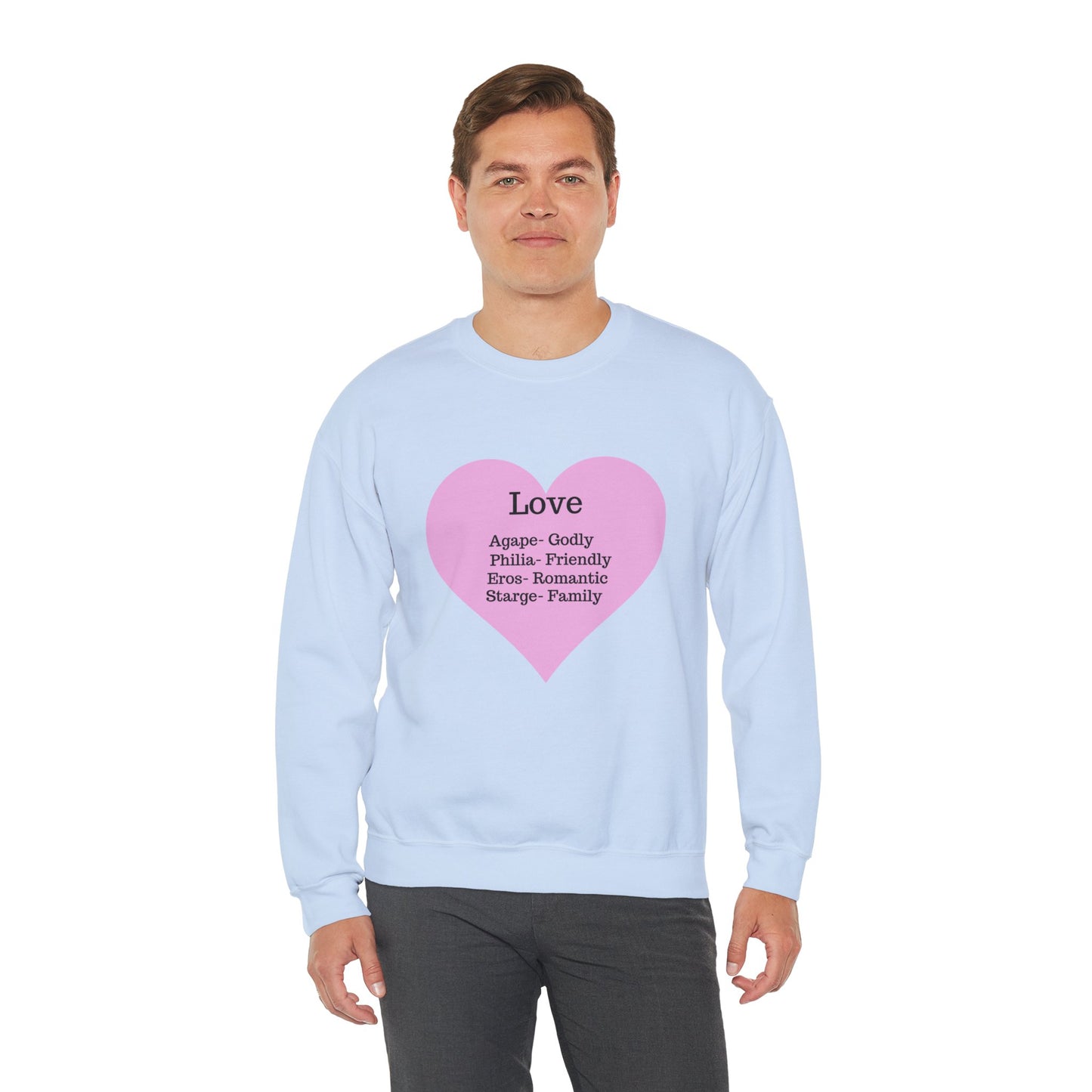 Types of Love Heart Unisex Sweatshirt