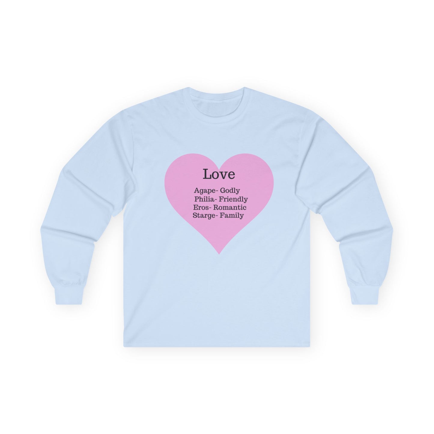 Love Types Unisex Ultra Cotton Long Sleeve Tee