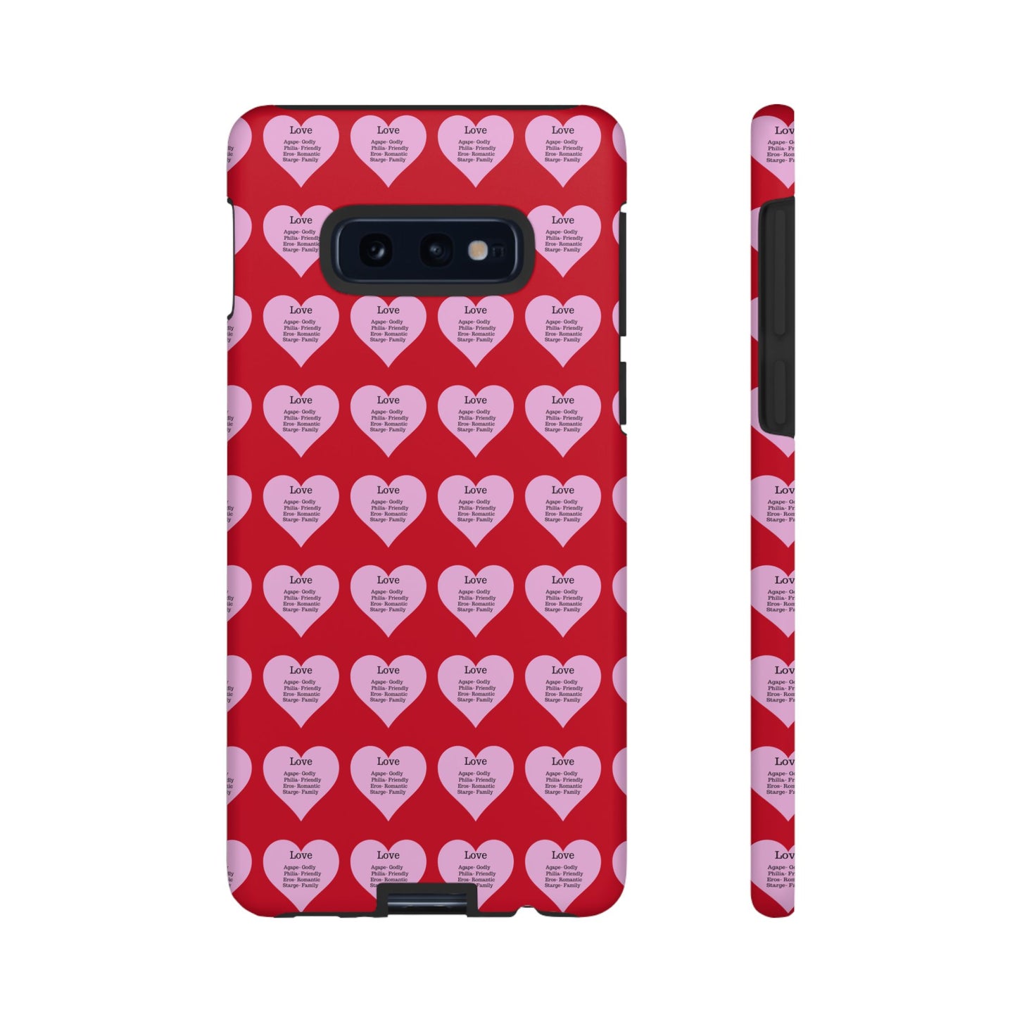 Hearts-A-Flutter Phone Case (Samsung)(Dark red)