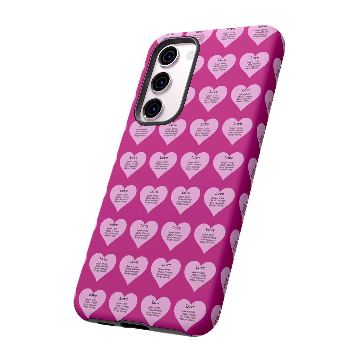 Hearts-A-Flutter Phone Case (Samsung)(Pink)