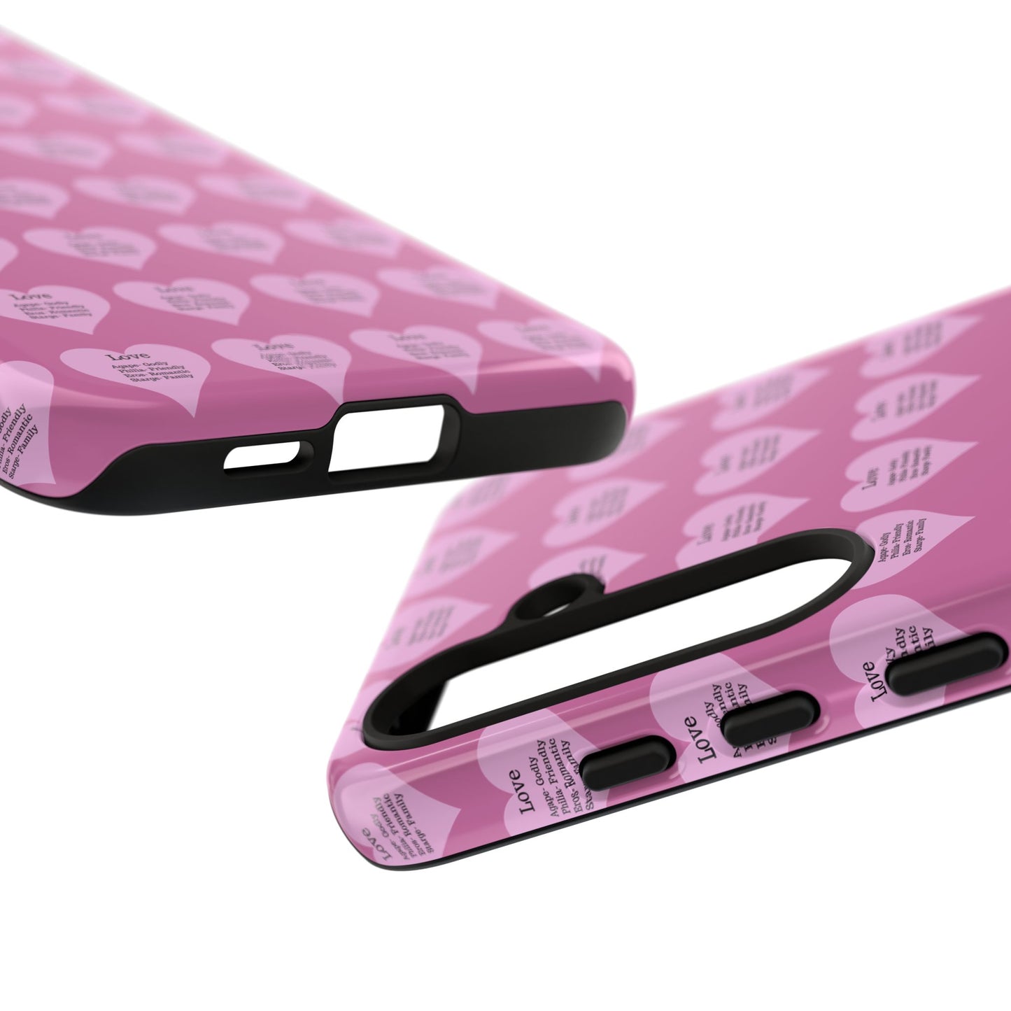 Hearts-A-Flutter Phone Case (Samsung)(Light pink)