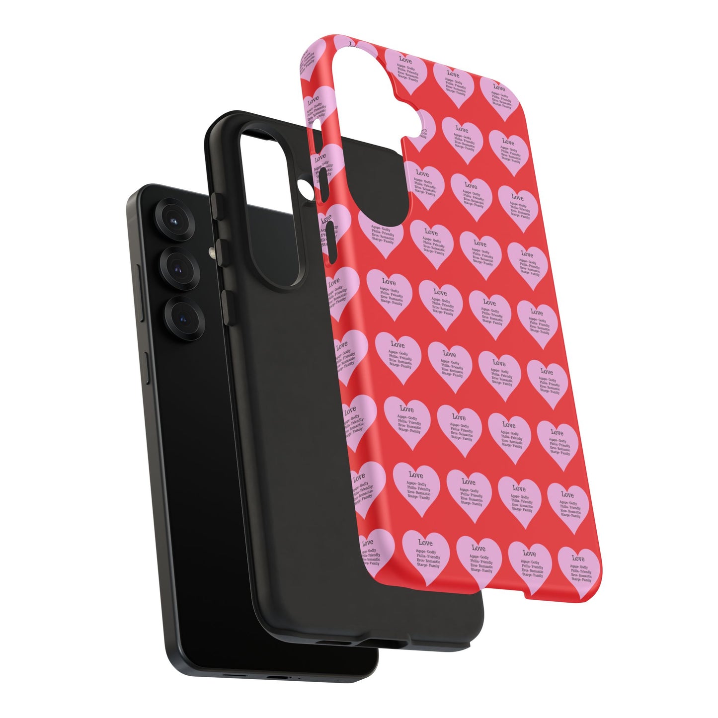 Hearts-A-Flutter Phone Case (Samsung)(Red)