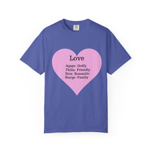 Love-Infused Unisex T-shirt: A Heartfelt Graphic Tee for All Occasions