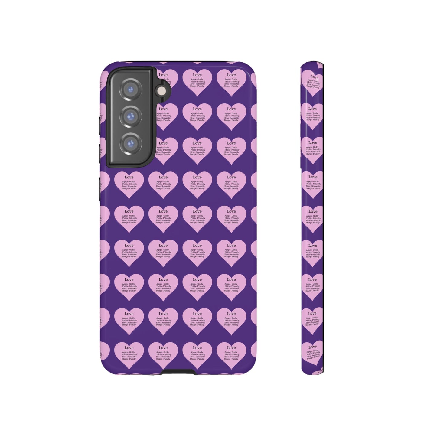 Hearts-A-Flutter Phone Case (Samsung)(Purple)