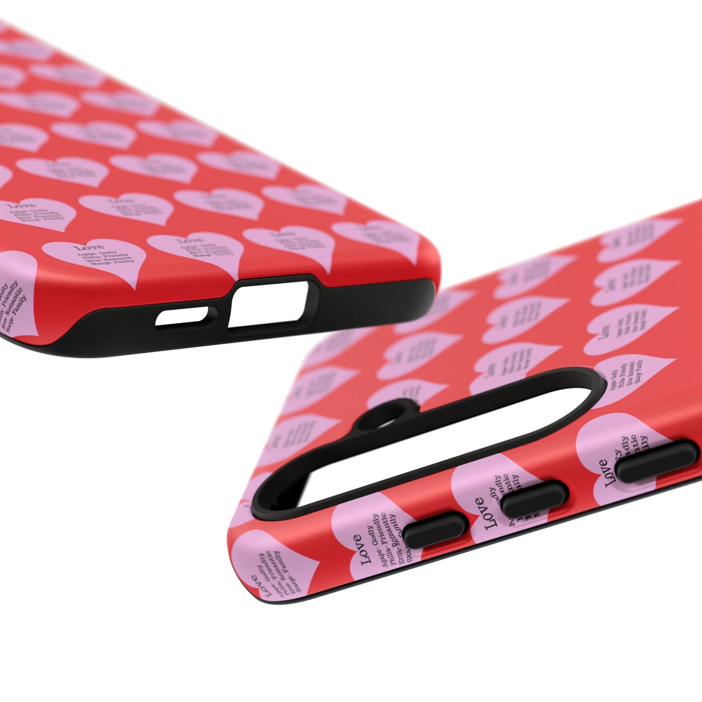 Hearts-A-Flutter Phone Case (Samsung)(Red)