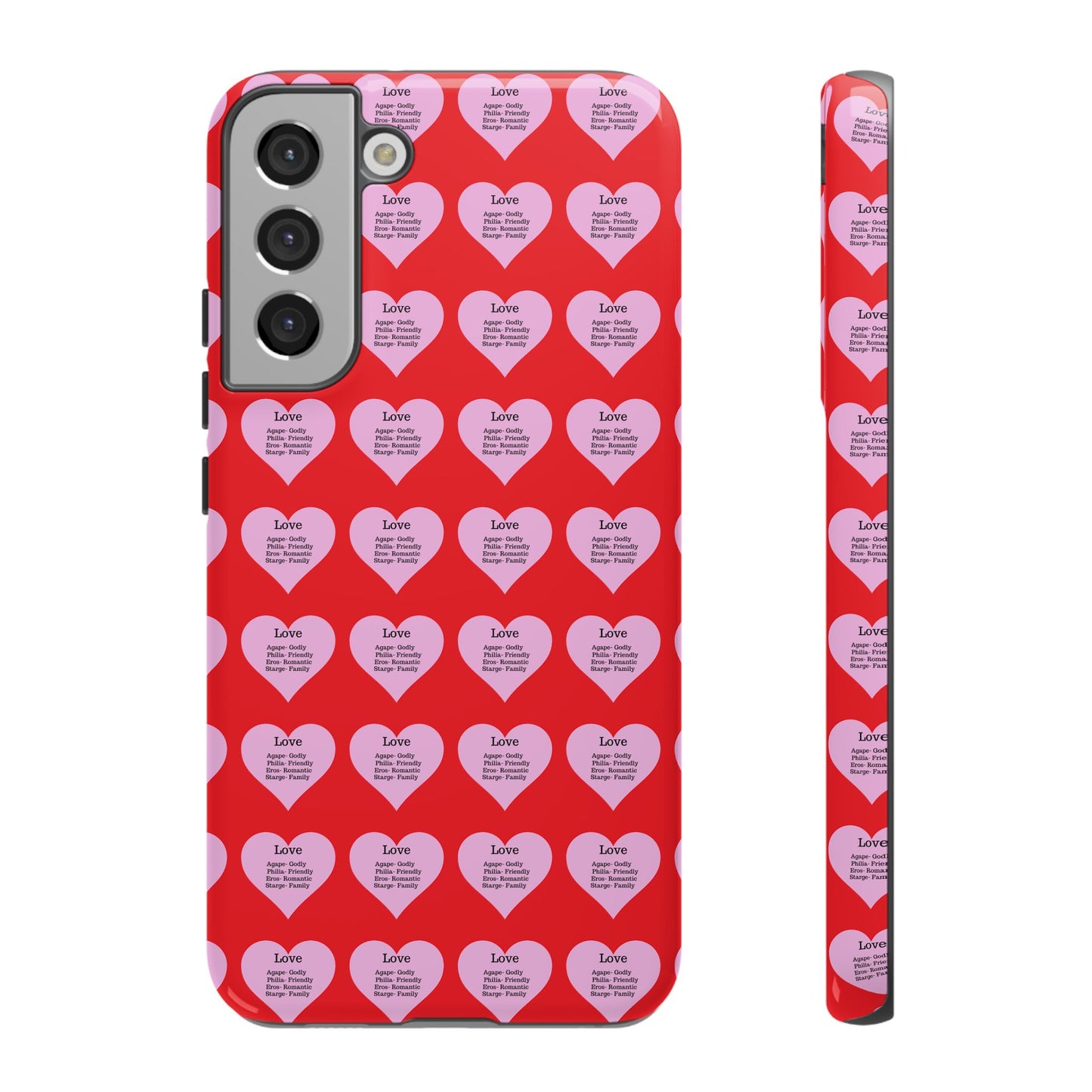 Hearts-A-Flutter Phone Case (Samsung)(Red)