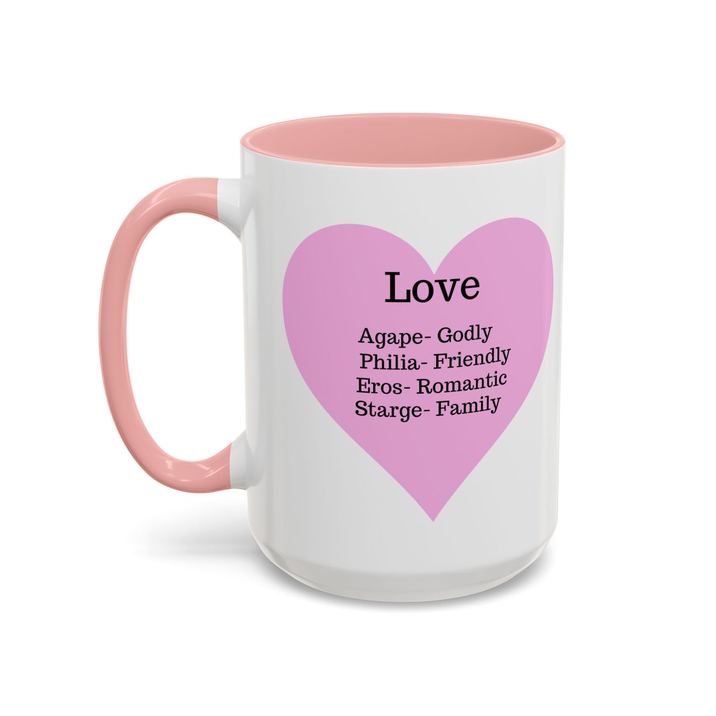 Charming Heart Accent Coffee Mug (White)