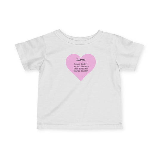Infant 'Meaning of Love' Heart T-Shirt