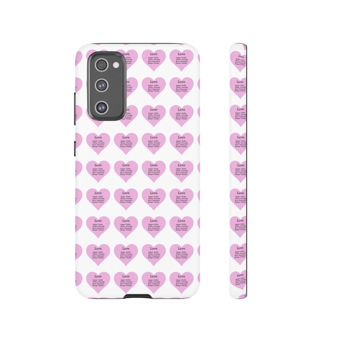 Hearts-A-Flutter Phone Case (Samsung)(White)